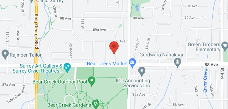 map of 8845 139A STREET
